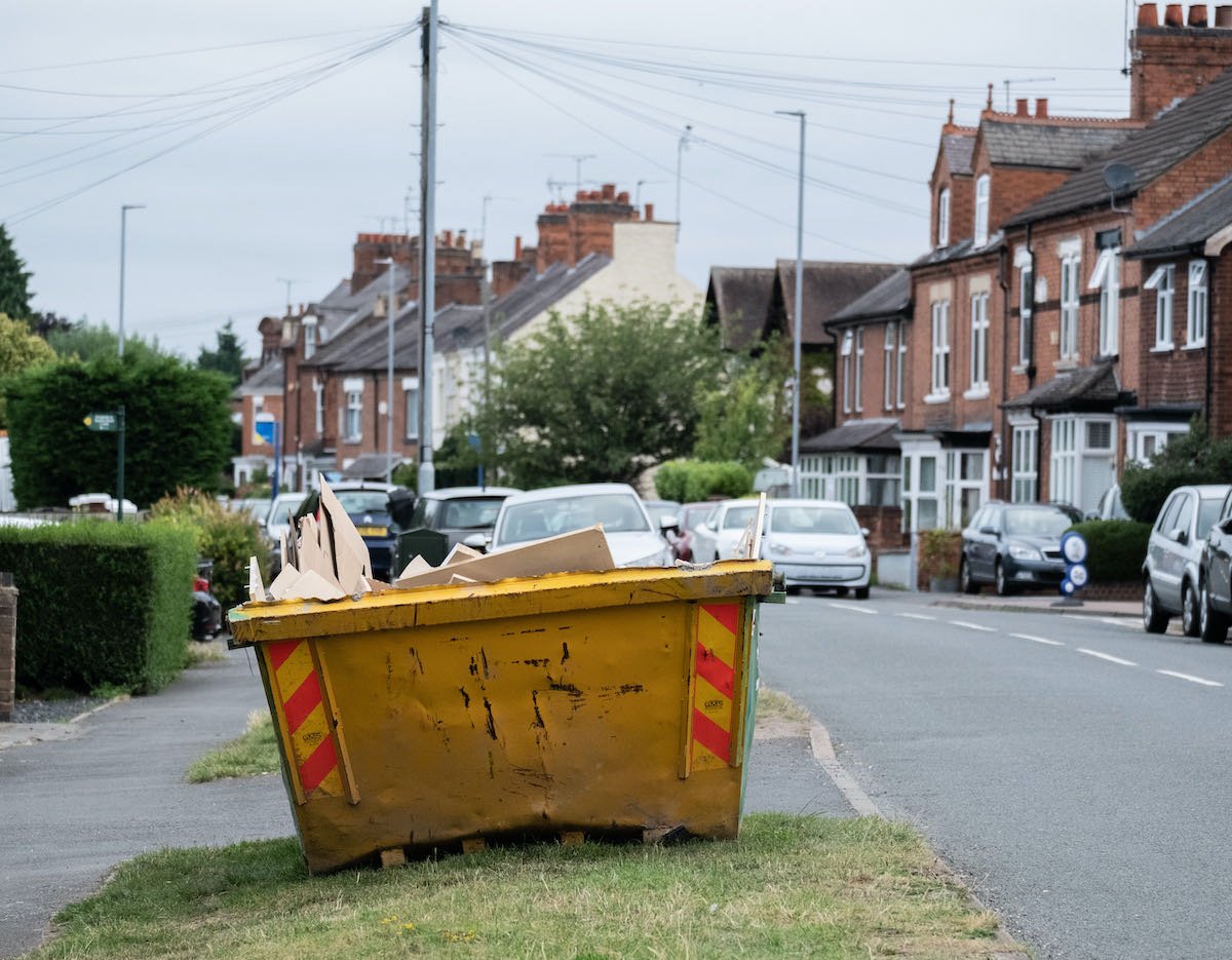 A regular skip delivery